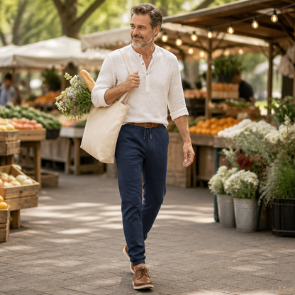 CasualFlex™ – Stretchy Cargo Pants with Drawcord Waist for Effortless Wear