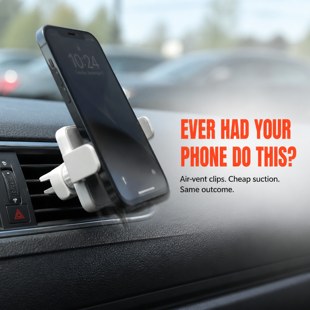 LumaRide™ — Secure Your Phone in Seconds Using Your Car's Emblem | 30-Day Guarantee