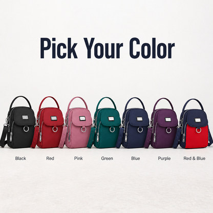VeloStride™ Mini Crossbody — Tote Your Phone, Wallet & Keys Rain or Shine