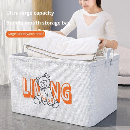 Collapsible Storage Basket for Clothes and Miscellaneous Items