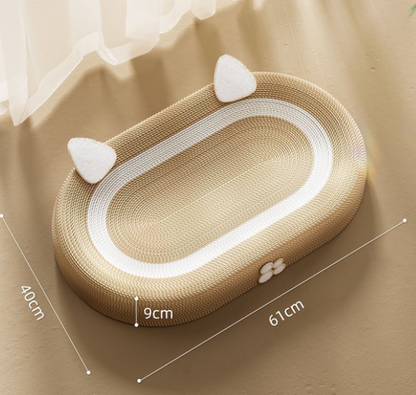 50% Discount | Cat Scratch Lounge™ - Plush Bed with Scratchable Surface for Cats