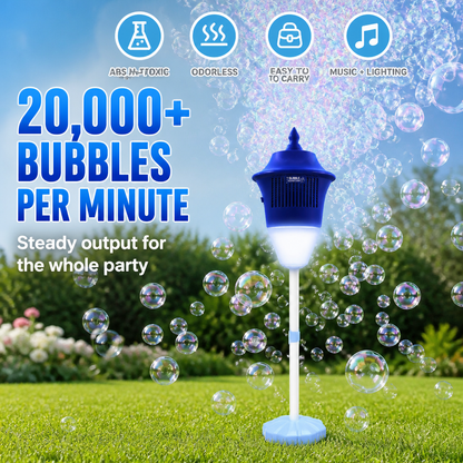 BubbleWhirl™ — Flood Every Party with 20,000 Bubbles, LED Colors & Tunes
