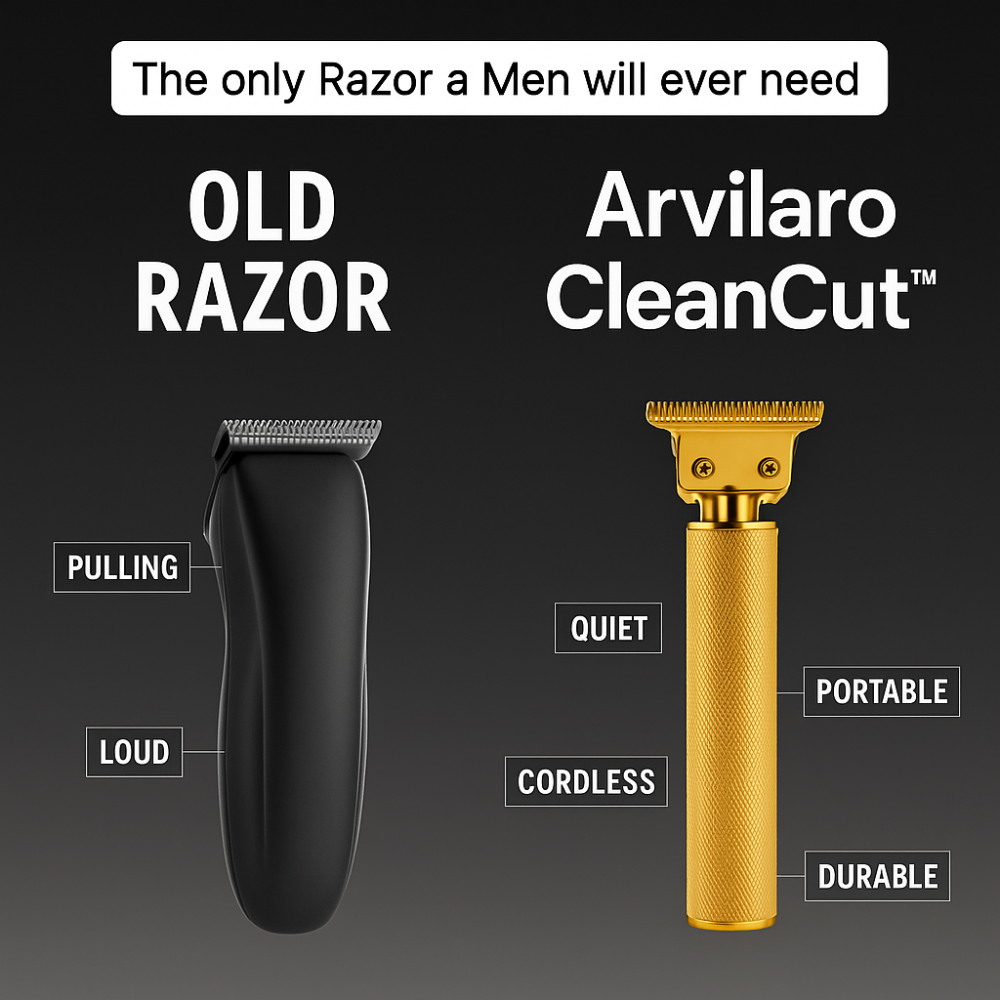 EdgeVibe™ Precision Trimmer — Command Attention with Every Sharp, Confident Cut