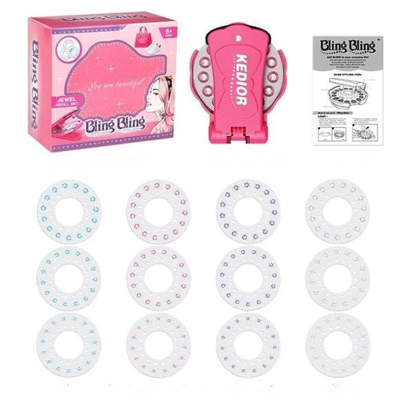GlamSnap | Blinger Gem Stapler: Decorate your accessories with flair