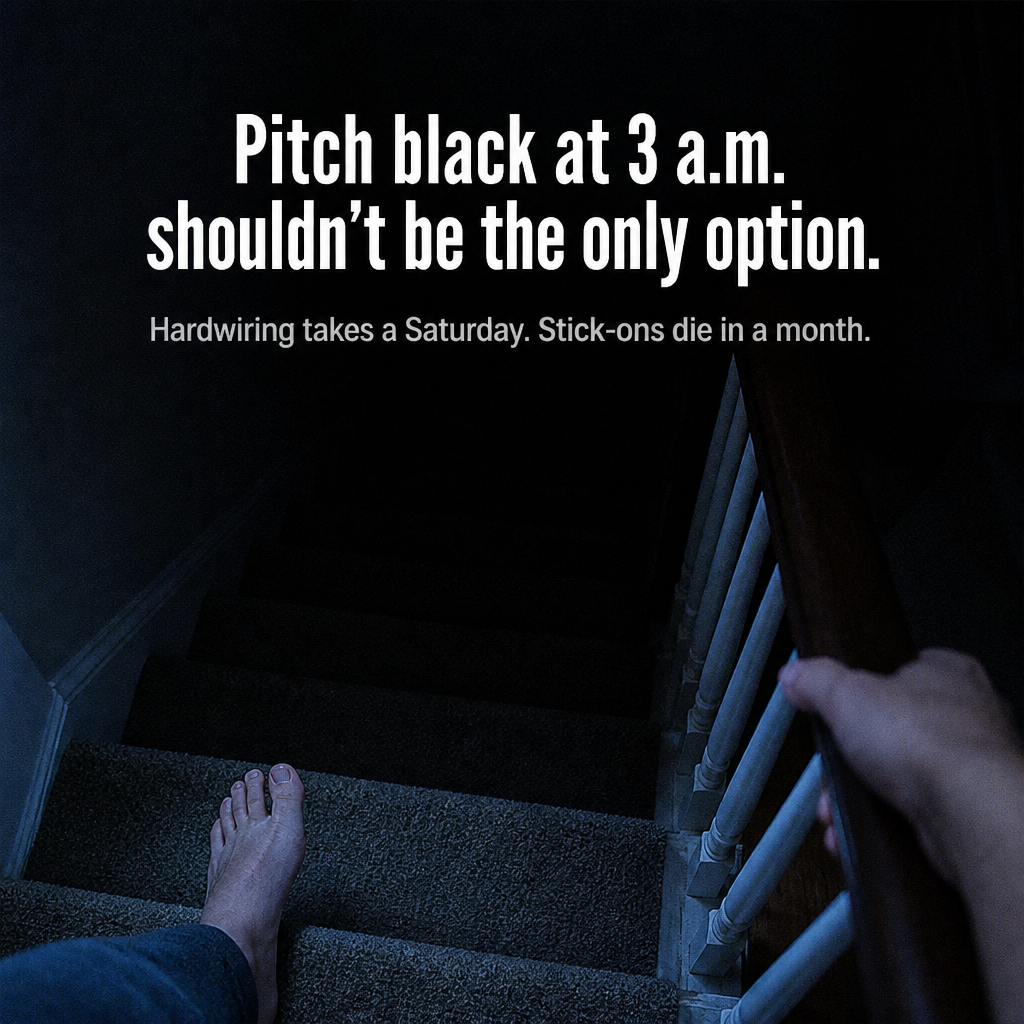 LumaSense™ — Illuminate Each Midnight Step Without Disturbing the House