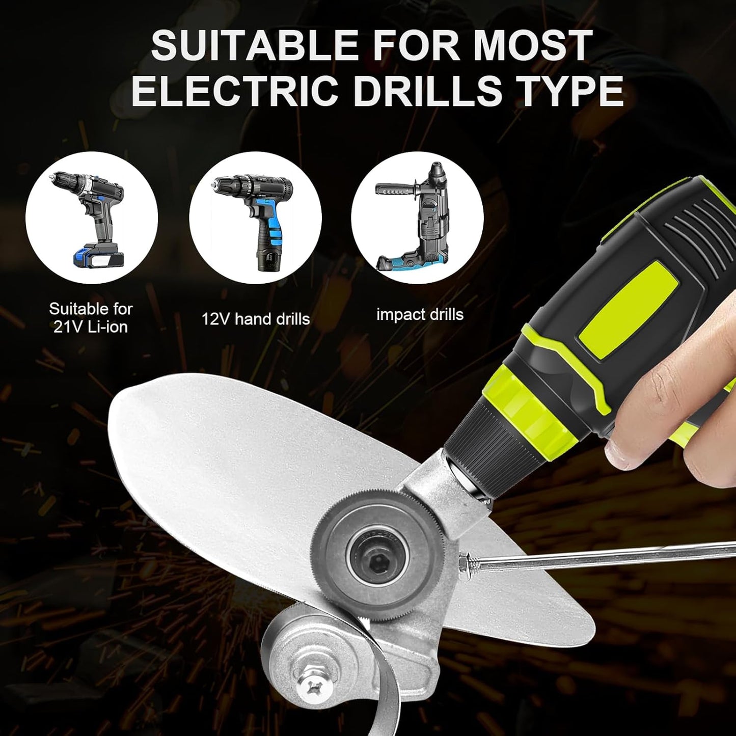 PowerEdge™ — Transform Your Drill Into a Lightning-Fast Metal-Cutting Machine