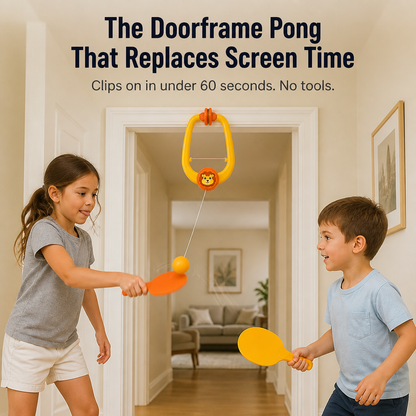 PlayBurst™ — Attach a Pong Game to Any Doorframe in 60 Seconds