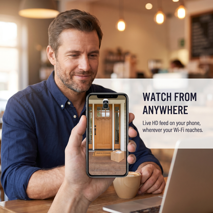 VigilantEye™ — Monitor Every Visitor Remotely, Wireless and No Monthly Fees