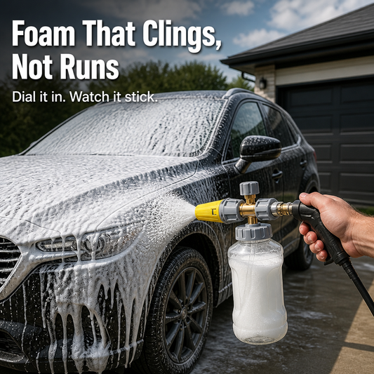 FoamMaster Pro™ — Transform Your Wash with Thick, Clinging Foam That Does the Hard Work for You