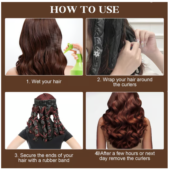 SilkCurl™ Heatless Hair Styler — Rise to Smooth, Damage-Free Curls That Get Noticed