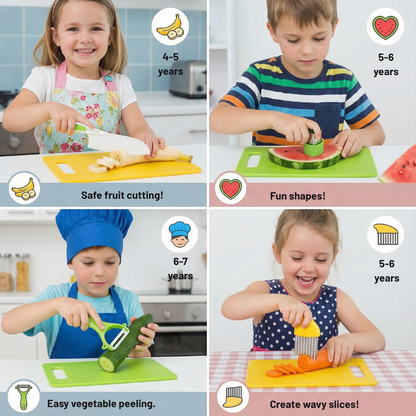 SliceHero™ Junior Kitchen Set — Turn Tiny Hands into Confident Little Chefs with Safe, Joyful Cooking Adventures