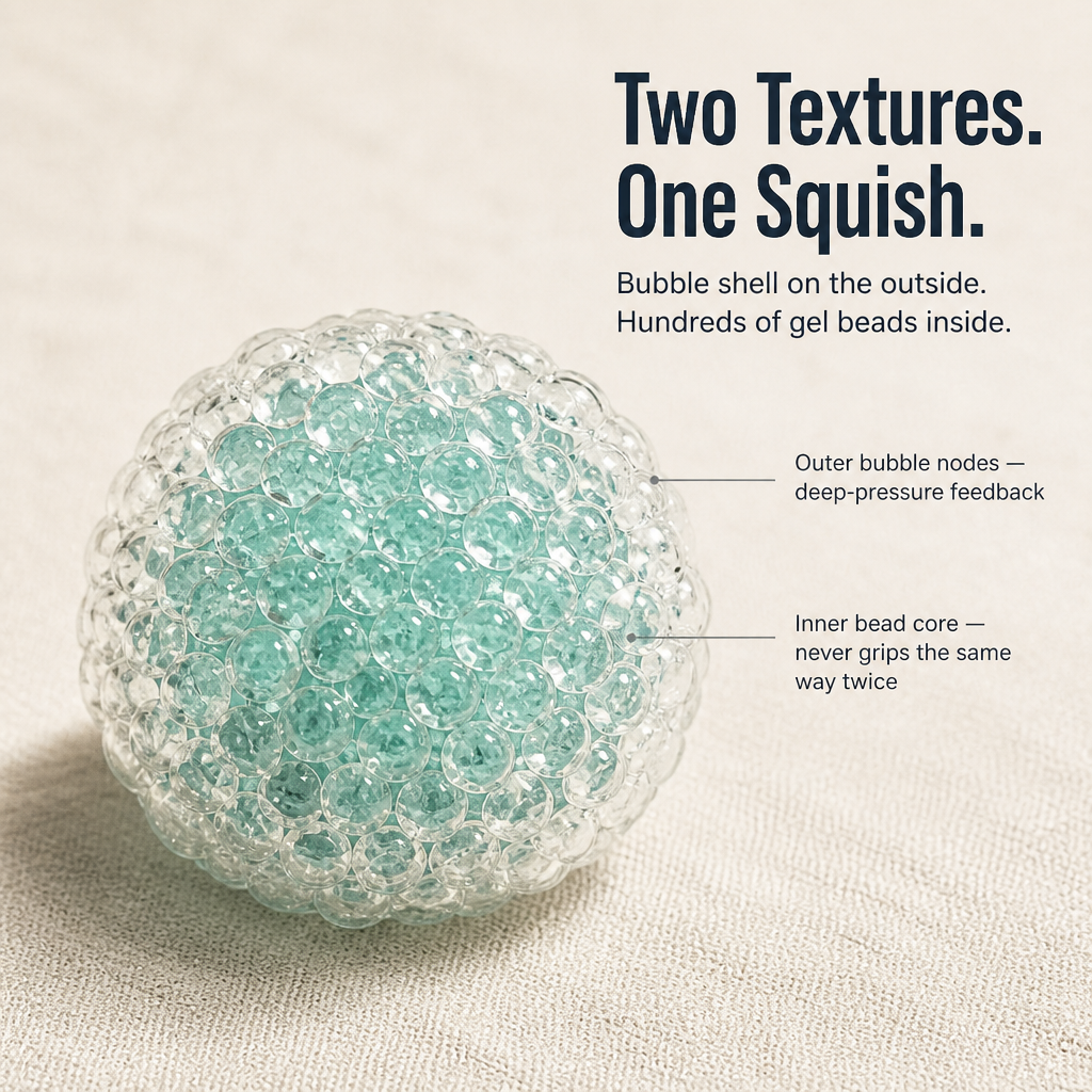 Sensicalm™ — Release the Nervous Energy and Slip Back into Focus | Sensory Bubble Ball