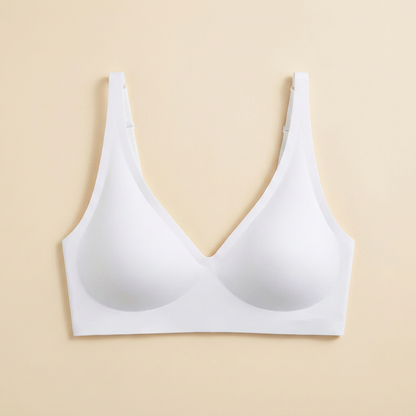 SilkenEase™ – Wire-Free Invisible V-Neck Comfort Bra