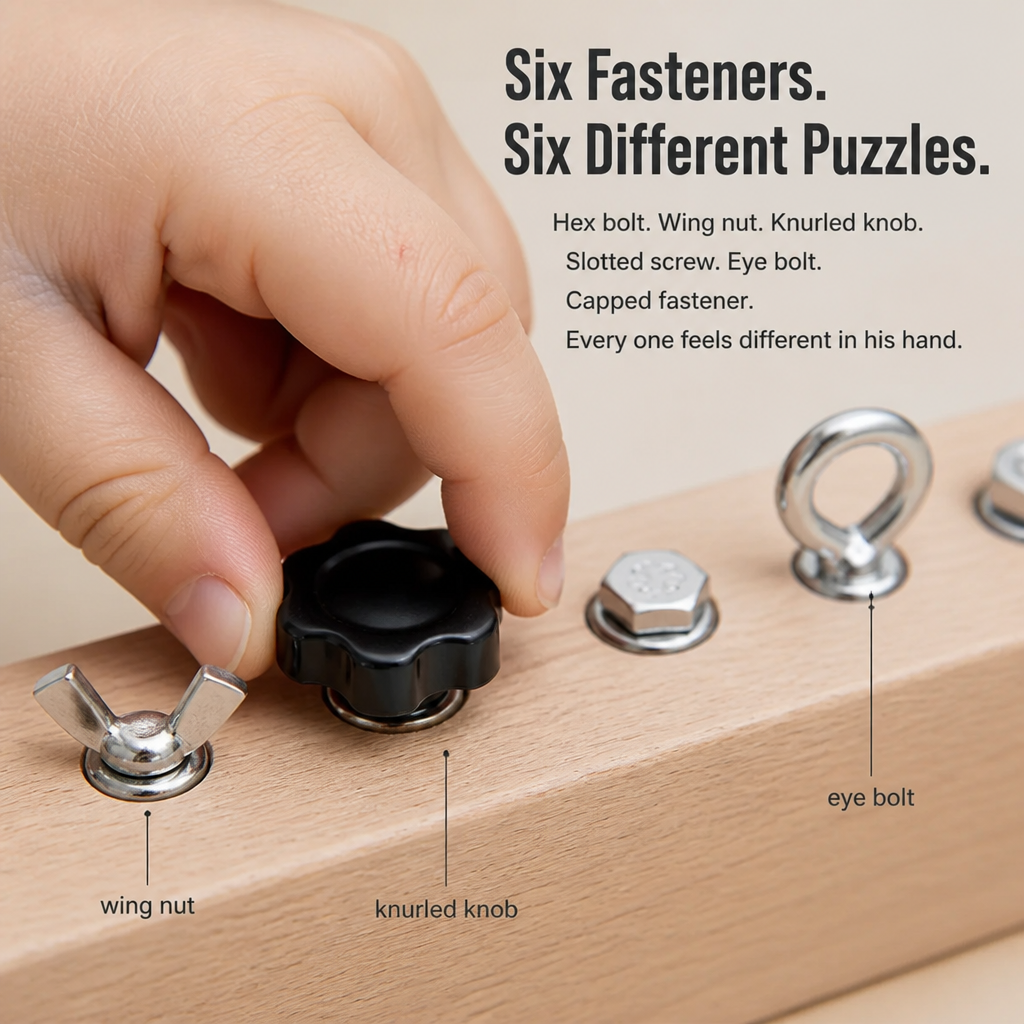 HandiNest™ — Give Your Inquisitive Toddler Genuine Tools, Genuine Screws, Genuine Focus