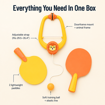 PlayBurst™ — Attach a Pong Game to Any Doorframe in 60 Seconds