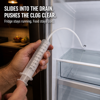 FlowFree™ — Stop Secret Fridge Leaks and Smells Without Ever Unplugging