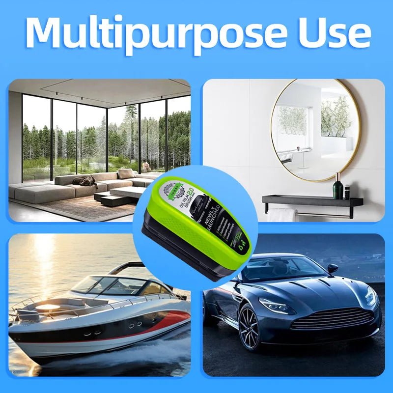 GreenClear™ Brush for Removing Oil Film from Car Glass