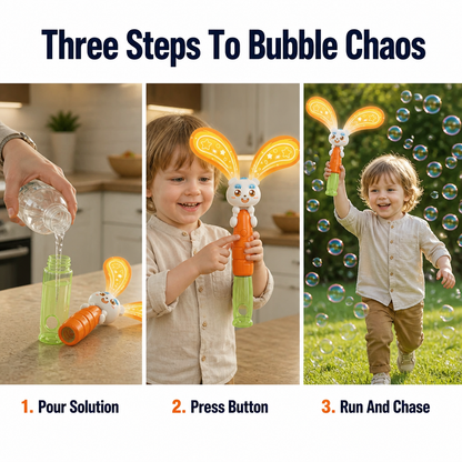 BubbleBliss™ — Draw Kids Away from the iPad with Glowing One-Click Bubble Fun