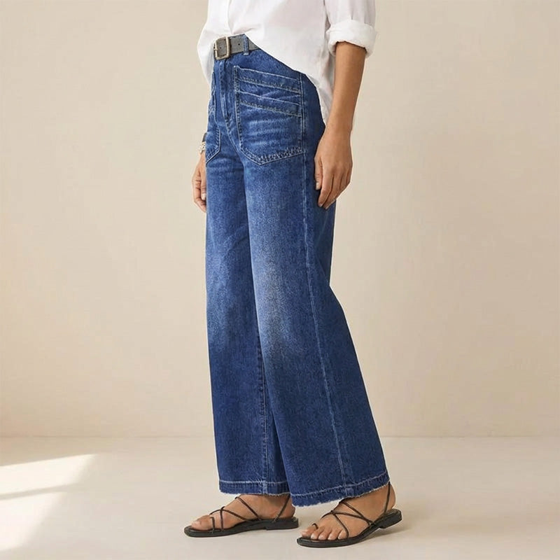 HaloStride™ — Embrace Confidence with Jeans That Honor Your Curves and Freedom
