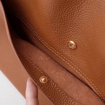 StradaLux™ Leather Shoulder Bag — Command Your Day with Weatherproof Style and Effortless Organization