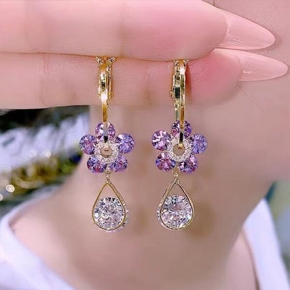 LumiFleur™ Crystal Earrings — Sparkle with Effortless Glamour That Turns Heads Everywhere