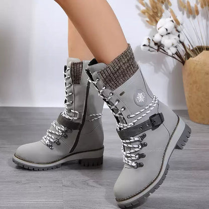 🔥Final Day: 60% Discount! ⏰👢Women's Waterproof Knee-High Snow Boots🎁
