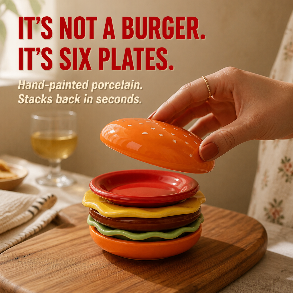 SmashStack™ — Layer Every Sauce, Snack & Side Into a Mini Burger Tower