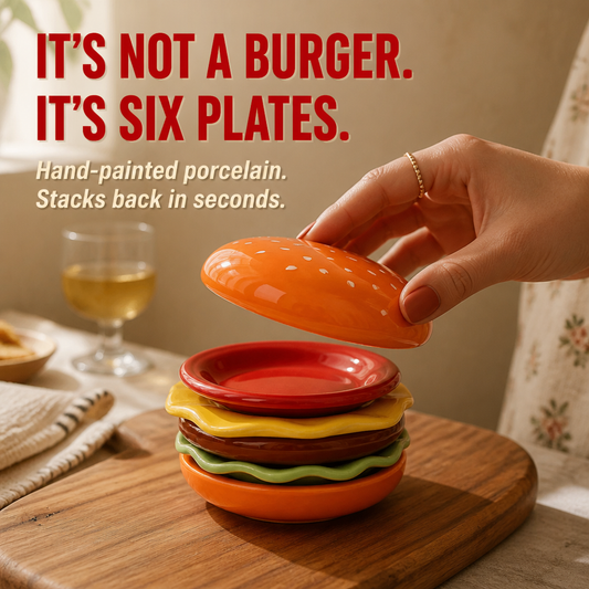 SmashStack™ — Layer Every Sauce, Snack & Side Into a Mini Burger Tower