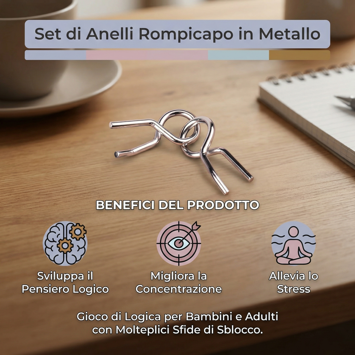 NeuroSpark™ Puzzle Rings — Ignite Your Focus and Conquer Every Challenge With Thrilling Brainpower