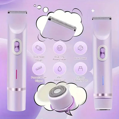 SilqueEase™ Precision Shaver — Experience Effortless, All-Day Silky Smoothness Without a Trace of Pain