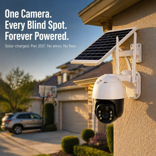 SolarSentry™ Wireless Outdoor Camera — Monitor Every Blind Spot Around the Clock, Wire-Free, Subscription-Free
