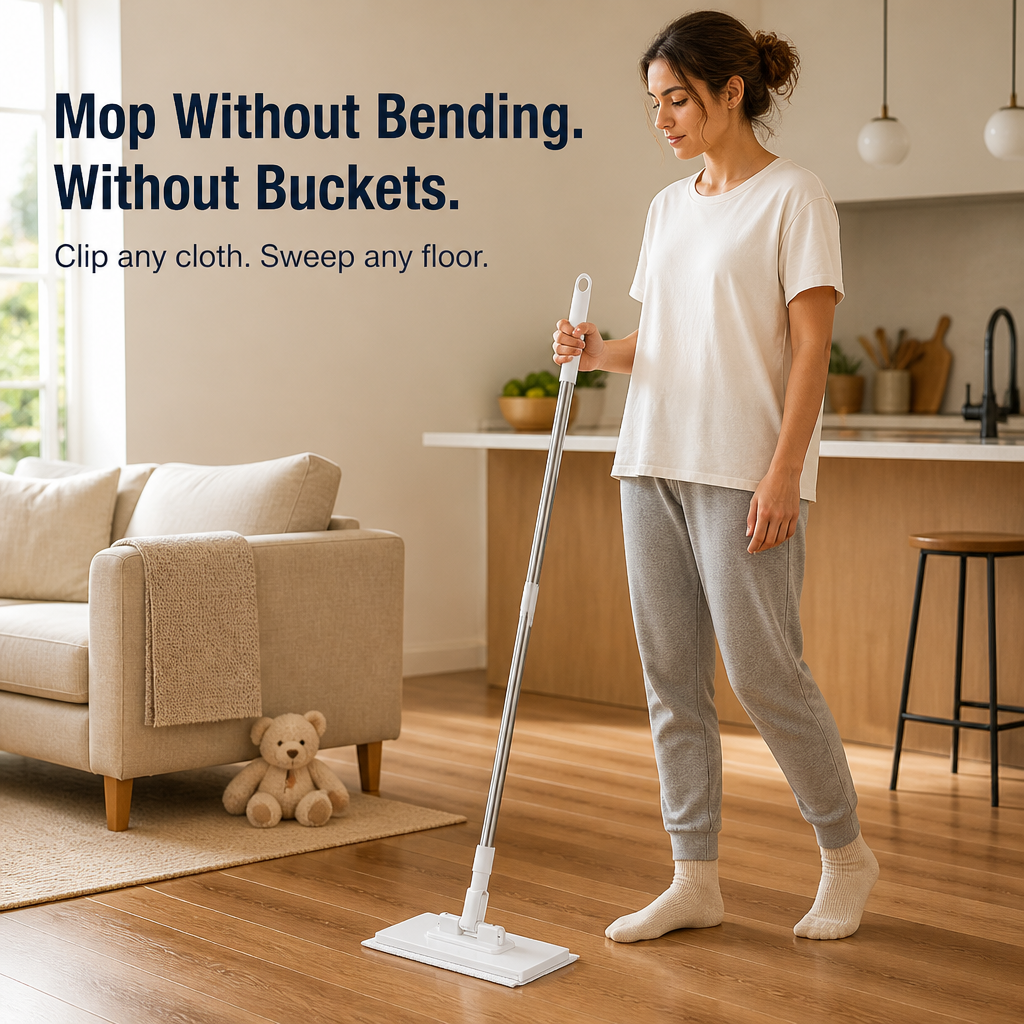 SwiftSweepPro™ — Fasten Any Fabric, Clean Any Surface, Say Goodbye to Refills Forever