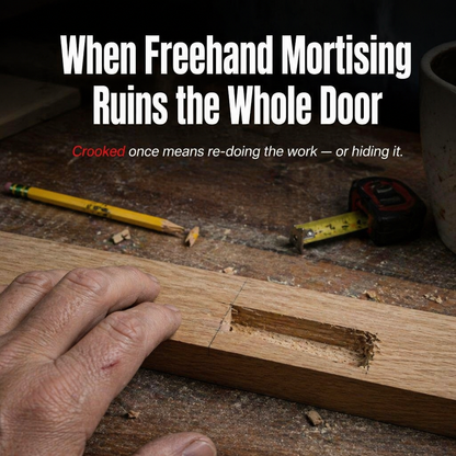 NovaCraft™ — Make Precisely Straight Mortises & Slots Without a Wandering Router