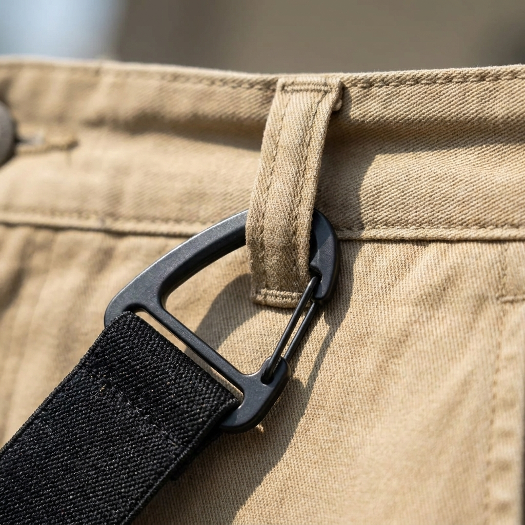 IronMark™ – Rugged Belt-Loop Suspenders Featuring Carabiner Hook Clips