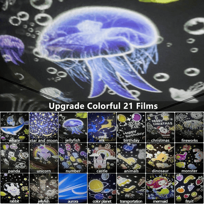 LumaNest™ 15-Film Baby Projector — Transform Bedtime into a Magical, Fear-Free Adventure