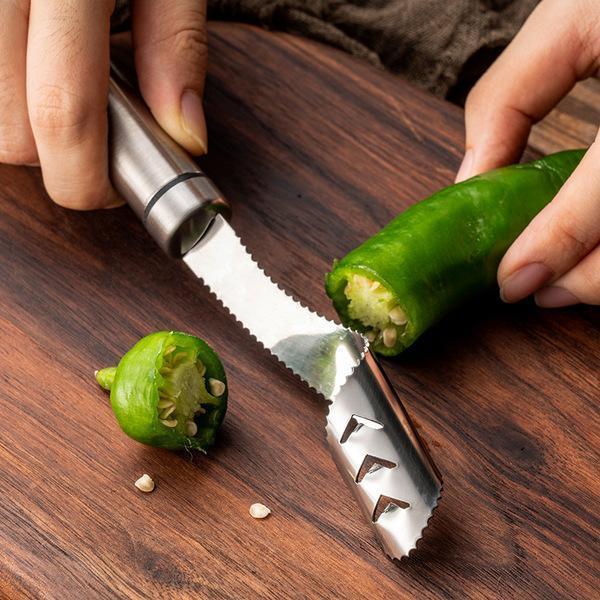 BlazeCore™ Pepper Corer — Slice Like a Pro and Enjoy Mess-Free Kitchen Magic Every Time