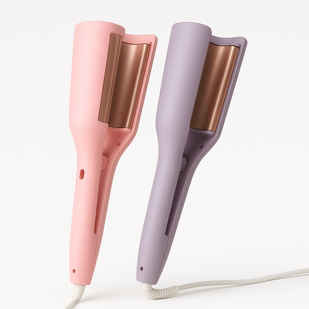 WaveAura™ Styler — Effortless, Frizz-Free Waves That Shine with Healthy Glow