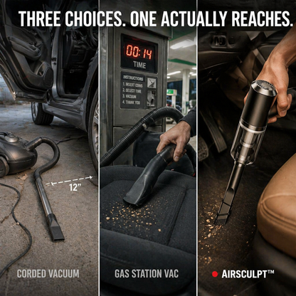 AirSculpt™ Cordless Master — Lift Dust, Crumbs & Pet Hair From Every Concealed Corner | 9000Pa Suction