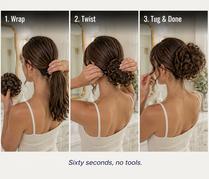 ViviSilk™ — Twist, Wrap & Style a Perfect Messy Bun in 60 Seconds