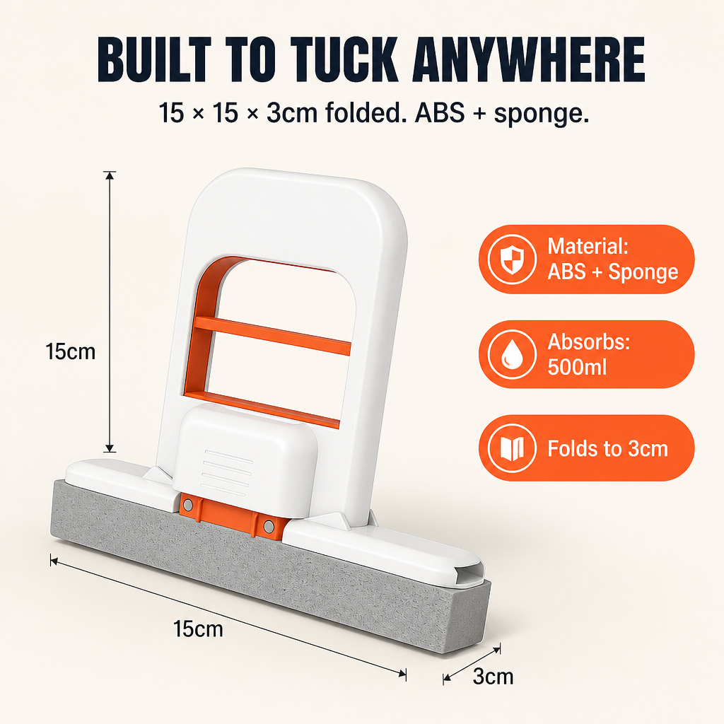 SwiftMop™ — Clean Counters, Sinks & Bathroom Splashes Spotless in Seconds