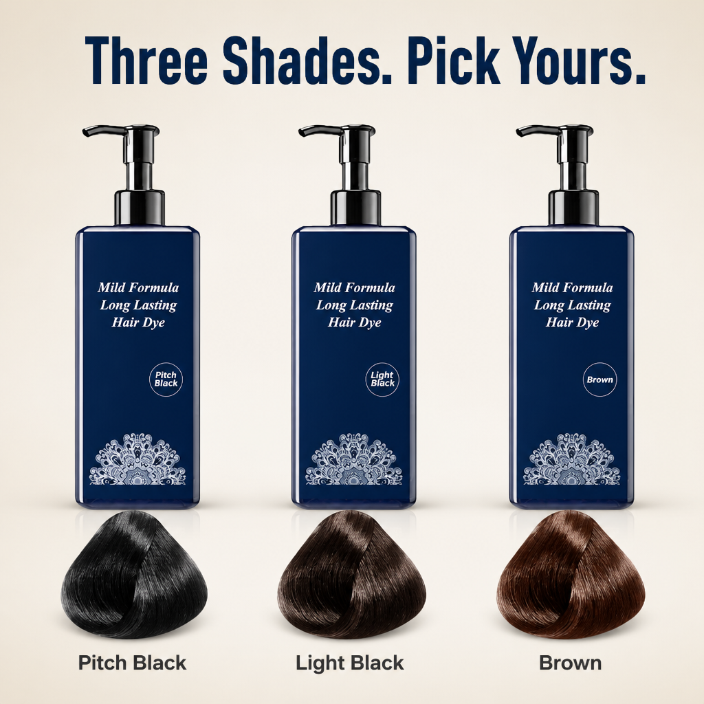 VividAura™ — Conceal Stubborn Grays in a Single Wash Without Scalp Irritation