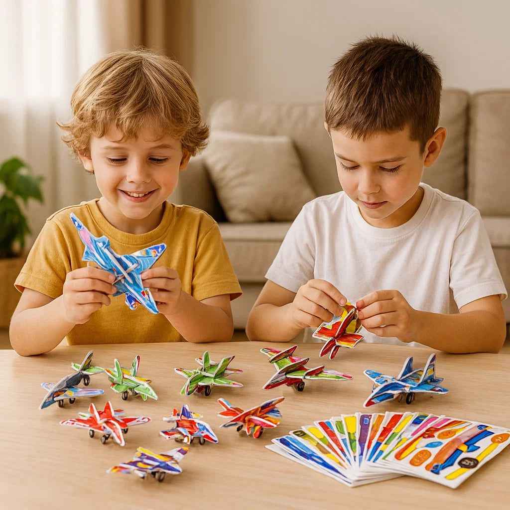 VividMorph™ 3D Cartoon Puzzle Set — Ignite Your Child’s Imagination and Build Confidence with Every Snap