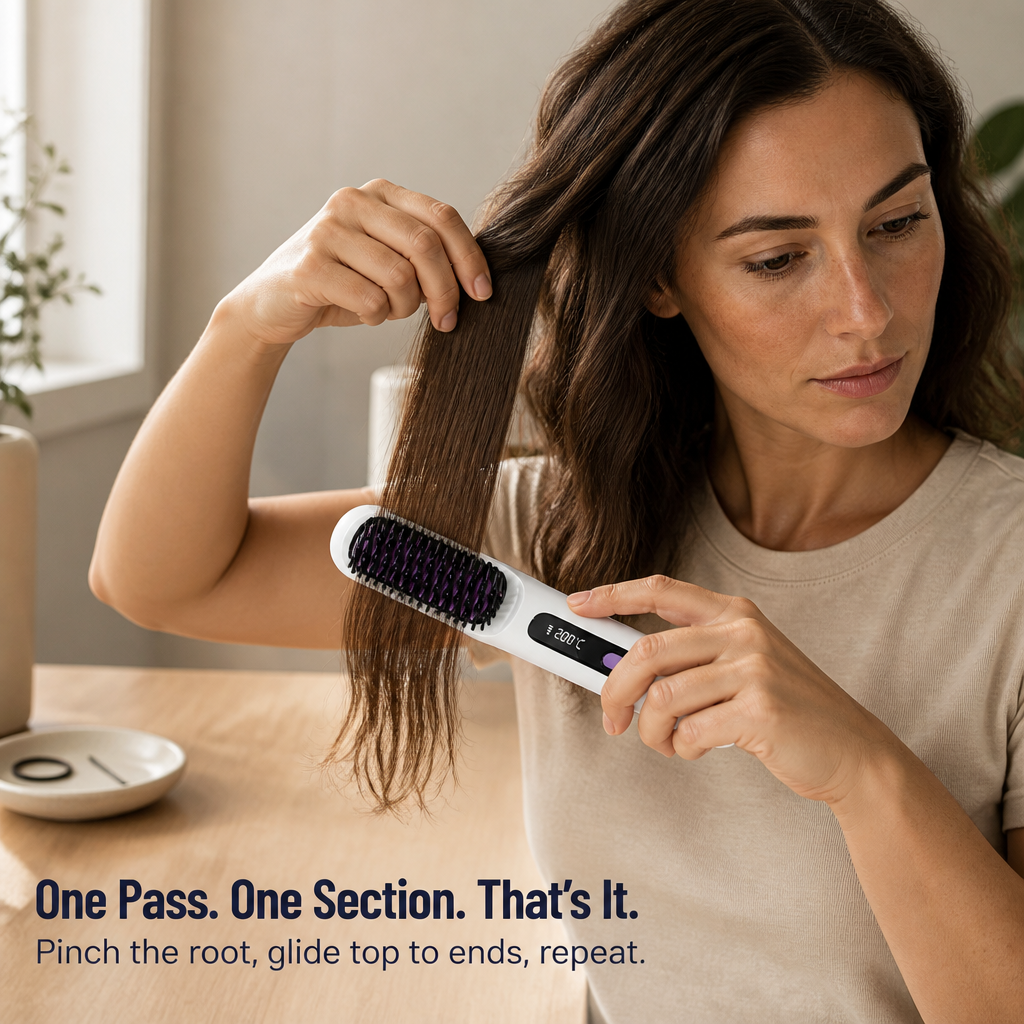 CordMaster™ — Tame Mid-Day Frizz Instantly, No Cord or Outlet Needed