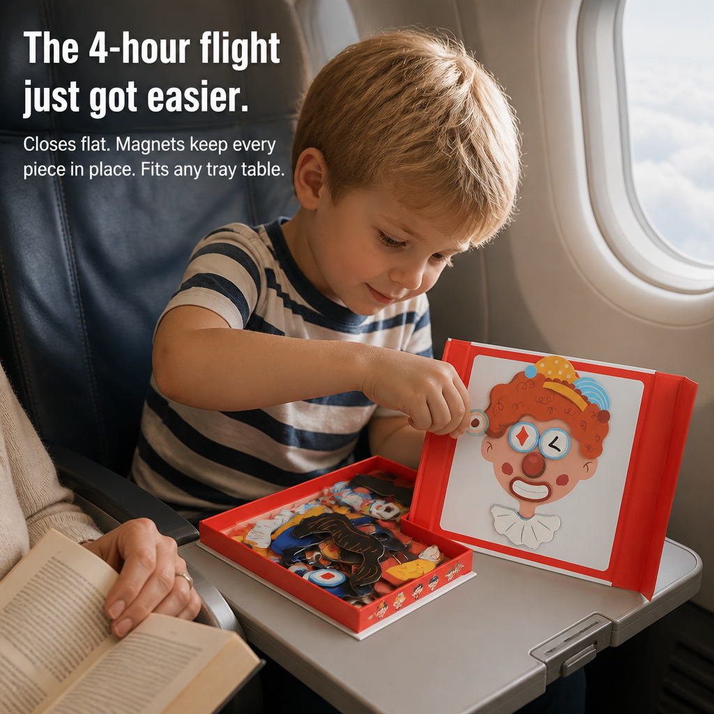 EmotionCraft™ — Create Infinite Magnetic Characters That Keep Kids Away from Screens