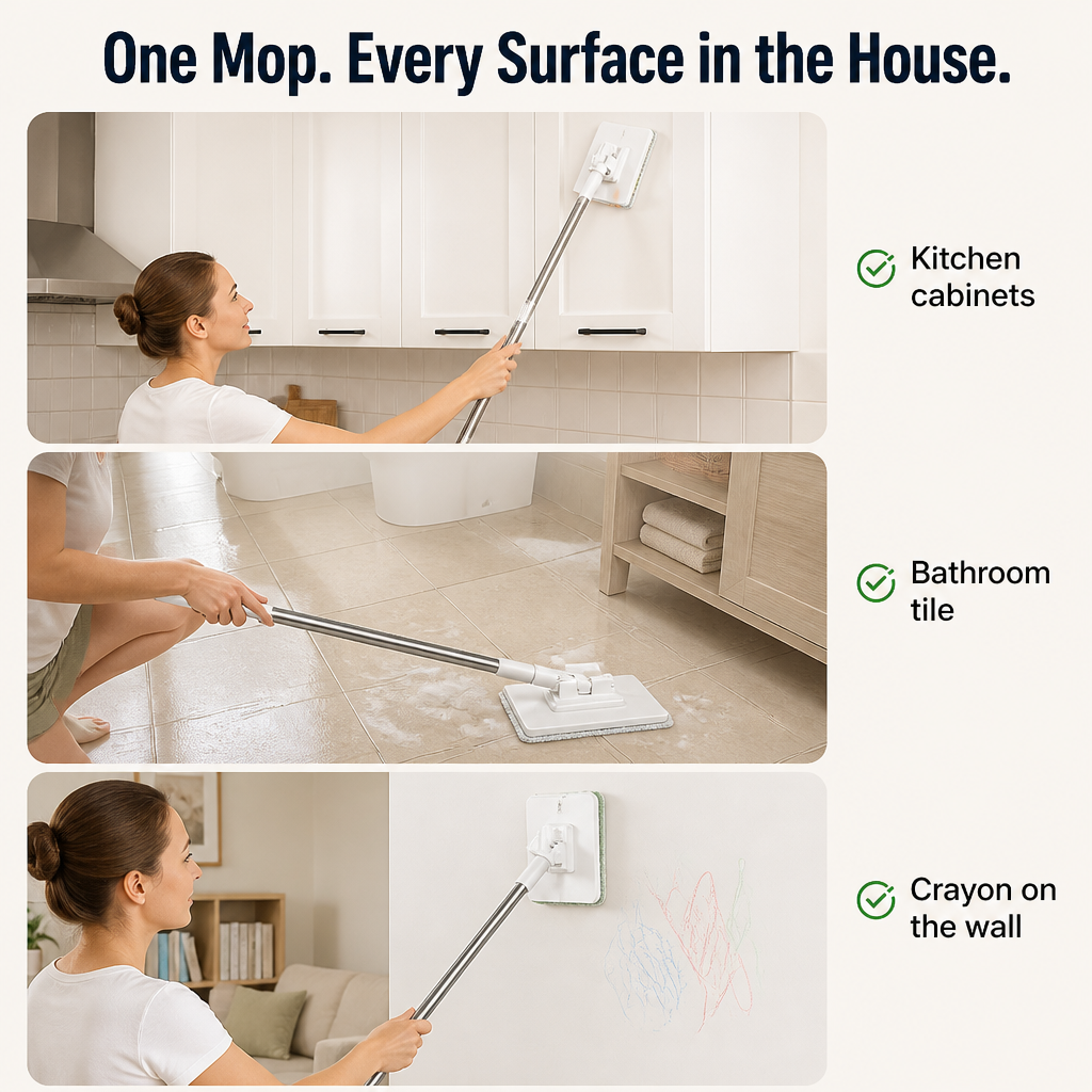SwiftSweepPro™ — Fasten Any Fabric, Clean Any Surface, Say Goodbye to Refills Forever
