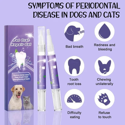 MuzzleGlow Oral Repair Gel for Pets
