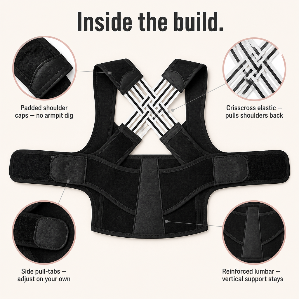AlignPro™ — Correct Rounded Shoulders and Relieve Tight Lower Back with a Single Brace