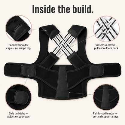 AlignPro™ — Correct Rounded Shoulders and Relieve Tight Lower Back with a Single Brace