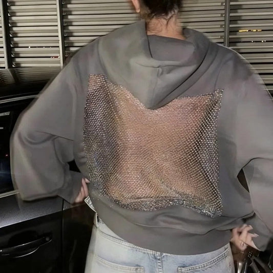 EmberLuxe™ Hoodie — Command Attention with Cozy Front and Irresistible Open-Back Flair