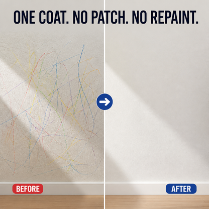 VeroCraft™ — Cover Crayon Marks, Scratches & Scuffs Without Repainting Walls